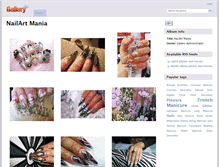 Tablet Screenshot of nailartmania.com